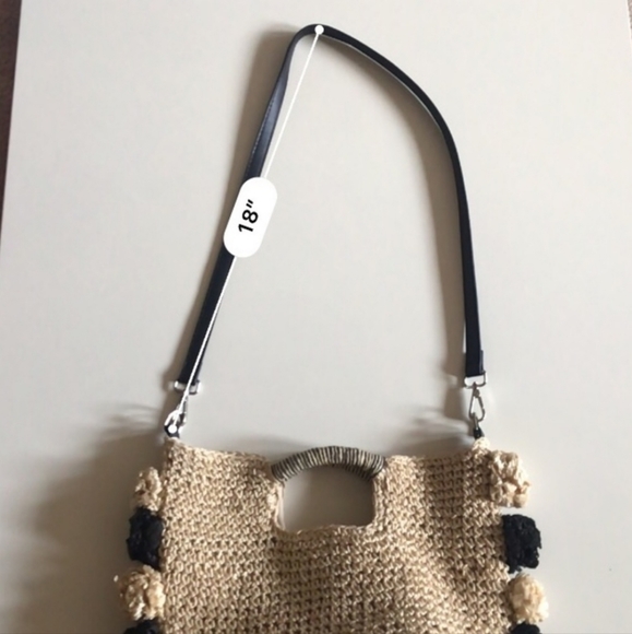 Topshop straw pom-pom purse - Picture 7 of 15